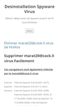 Mobile Screenshot of desinstallationspywarevirus.com